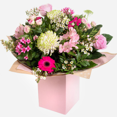 Eternal Charm - What could be more perfect than this fabulous collection of quality flowers hand-tied and delivered in water.
